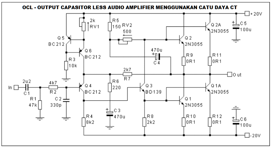 Membuat power  amplifier  OCL  150  Watt  dwiiunderthunder
